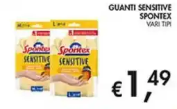 Coal Guanti sensitive Spontex offerta
