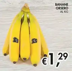 Coal Banane Orsero offerta