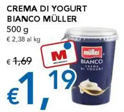 Migross Supermercati e Market Crema di yogurt bianco Müller offerta