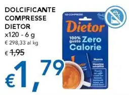 Migross Supermercati e Market Dolcificante compresse Dietor offerta