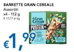 Migross Supermercati e Market Barrette gran cereale assortiti offerta