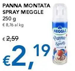 Migross Supermercati e Market Panna montata spray Meggle offerta