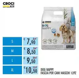 Moby Dick Dog Nappy fascia per cani maschi offerta