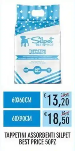 Moby Dick Tappetini assorbenti Silpet Best Price offerta