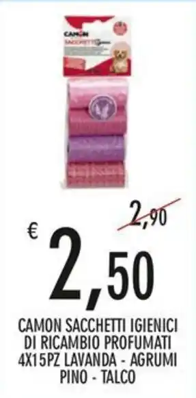 Camon sacchetti igienici di ricambio profumati