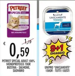Moby Dick Petreet special adult 100% monoproteico offerta