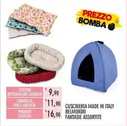 Moby Dick Cuscineria made in Italy Belmondo offerta
