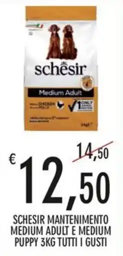 Moby Dick Schesir mantenimento medium adult e medium puppy offerta