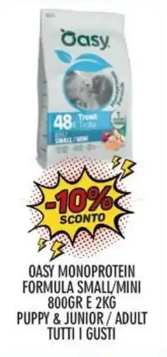 Moby Dick Oasy Monoprotein Formula Small/Mini offerta