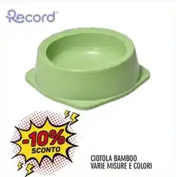 Moby Dick Ciotola bamboo Record offerta