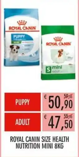 Moby Dick Royal Canin Size Health Nutrition Mini offerta