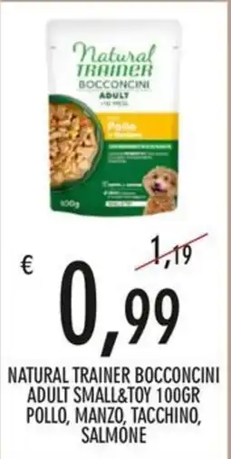 Moby Dick Natural Trainer Bocconcini Adult Small&Toy offerta