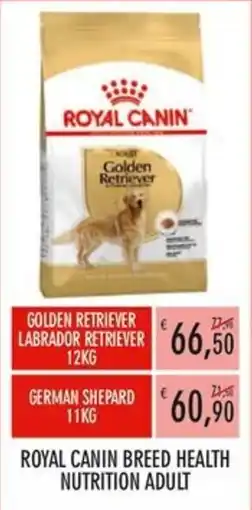 Moby Dick Royal Canin Breed Health Nutrition Adult offerta