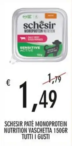 Moby Dick Schesir patè monoprotein nutrition offerta