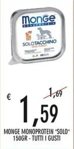 Moby Dick Monge Monoprotein Solo Tacchino offerta
