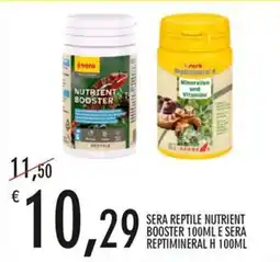Moby Dick Sera Reptile Nutrient Booster e Sera Reptimineral H offerta