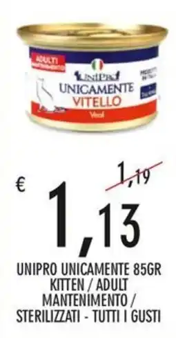 Moby Dick Unipro Unicamente Vitello offerta