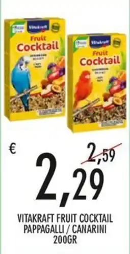 Moby Dick Vitakraft Fruit Cocktail Pappagalli / Canarini offerta