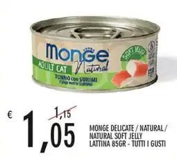 Moby Dick Monge delicate natural soft jelly offerta