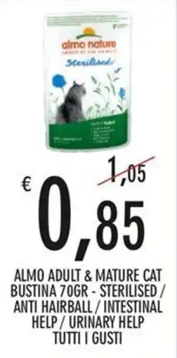 Moby Dick Almo adult & mature cat sterilised offerta