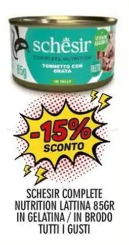 Moby Dick Schesir Complete Nutrition Tonnetto con Grata offerta