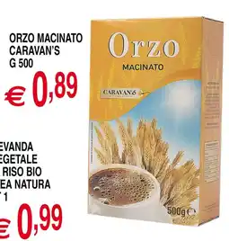 Centro Oceano Orzo macinato Caravan's offerta