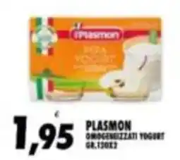 Compri Meglio Plasmon omogeneizzati yogurt offerta