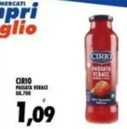 Compri Meglio Passata verace Cirio offerta