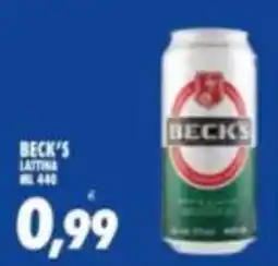 Compri Meglio Beck's lattina offerta