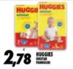 Compri Meglio Huggies unistar pannolini offerta