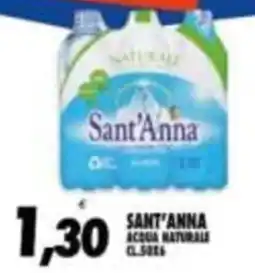 Compri Meglio Acqua naturale Sant'Anna offerta