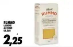 Compri Meglio Rummo lasagne all'uovo offerta