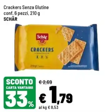 Crackers Senza Glutine Schär