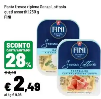 Pasta fresca ripiena Senza Lattosio FINI