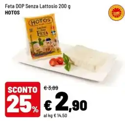 Iper La Grande Feta DOP Senza Lattosio HOTOS offerta