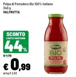 Iper La Grande Polpa di Pomodoro Bio Valfrutta offerta