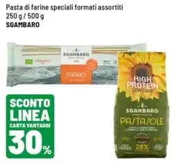 Iper La Grande Pasta di farine speciali formati assortiti SGAMBARO offerta