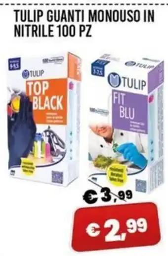 Tulip guanti monouso in nitrile
