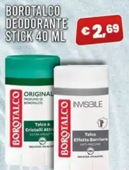 Angel Mercatone Borotalco deodorante stick offerta