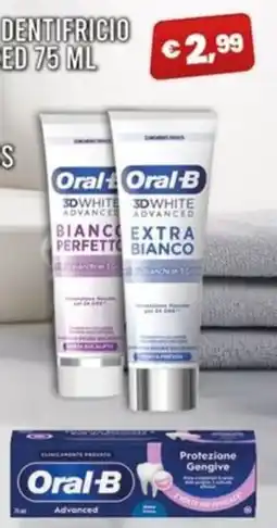 Angel Mercatone Dentifricio Oral-B 3D White offerta