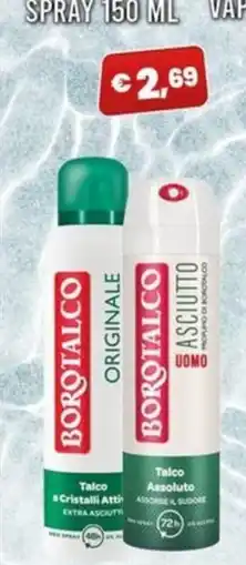 Angel Mercatone Borotalco Asciutto Uomo offerta