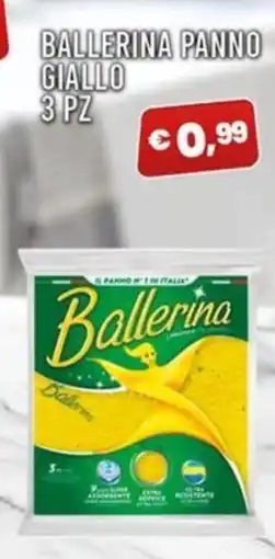 Angel Mercatone Ballerina panno giallo offerta