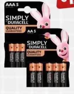 Angel Mercatone Simply Duracell batterie AA 5 offerta