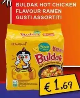 Angel Mercatone Buldak hot chicken flavour ramen offerta