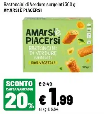AMARSI È PIACERSI bastoncini di verdure surgelati