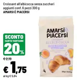 Iper La Grande Croissant all'albicocca senza zuccheri aggiunti AMARsi È PIACERSI offerta