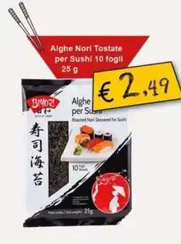 Angel Mercatone Alghe Nori Tostate per Sushi offerta