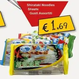 Angel Mercatone Shirataki Noodles Sheets Gusti Assortiti offerta