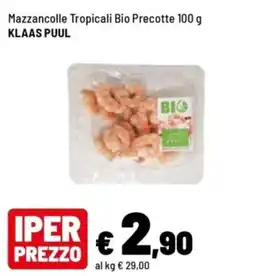 Iper La Grande Mazzancolle Tropicali Bio Precotte KLAAS PUUL offerta