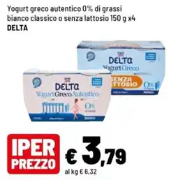 Iper La Grande Yogurt greco autentico Delta offerta
